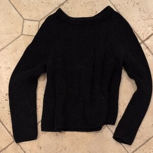 Quince fisherman Black Women's Sweater